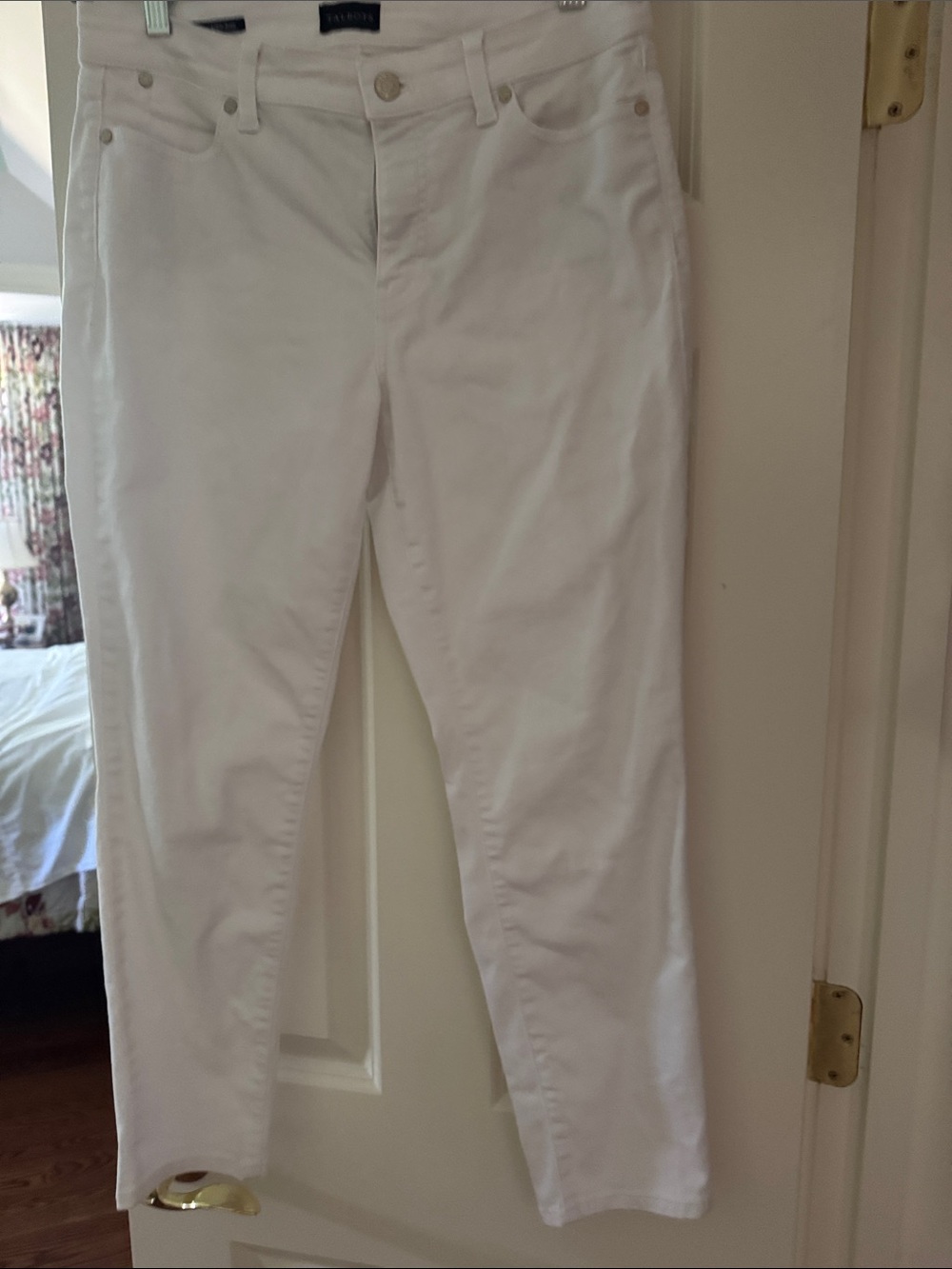 Talbots White Skinny Jeans